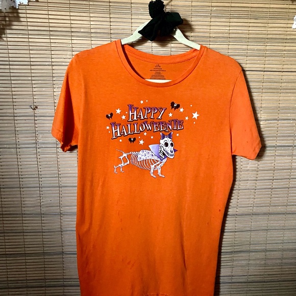 Happy Halloweenie!  Cute wiener dog Halloween t-shirt - Picture 11 of 15